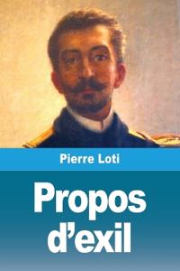 Propos d'exil