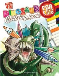 Dinosaur Coloring Book for Kids ages 4-8