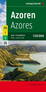 Azores, Special Places of Excursion Road Map 1:50 000