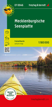 Mecklenburg Lake District, adventure guide 1:180,000, freytagberndt, EF 0046