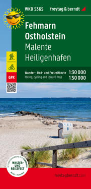 Fehmarn - Ostholstein, hiking, cycling and leisure map 1:30,000, freytagberndt, WKD 5365