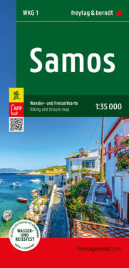 freytag & berndt Wanderkarte WKG 1 Samos 1:35.000