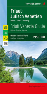 Friuli-Venezia Giulia, road and leisure map 1:150,000, freytagberndt