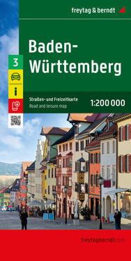freytag & berndt Straßenkarte Baden-Württemberg 1:200.000