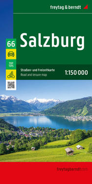 Salzburg, Road & Leisure map 1:150.000, Top 10 Tips