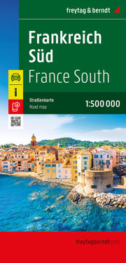 France South, Road Map 1:500.000