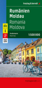 Romania - Moldova, Road Map 1:500.000