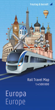Rail Travel Map Europe