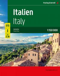 Italien, Autoatlas 1:150.000, freytag & berndt
