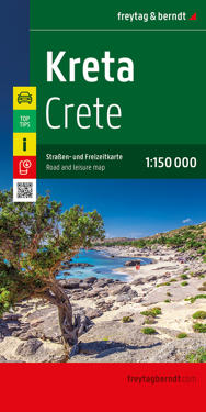 Crete Road and Leisure Map