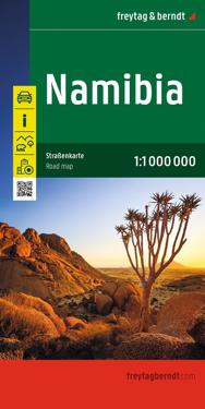 Namibia, Straßenkarte 1:1.000.000, freytag & berndt