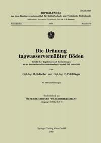 Mitteilungen aus dem Bundesversuchsinstitut für Kulturtechnik und technische Bodenkunde