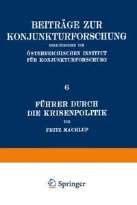 Beiträge zur Konjunkturforschung