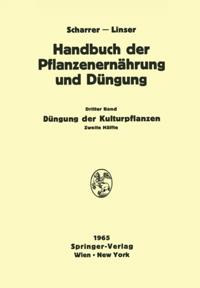 Handbuch der Pflanzenernährung und Düngung