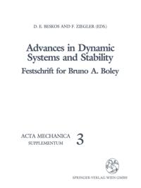 Acta Mechanica. Supplementa