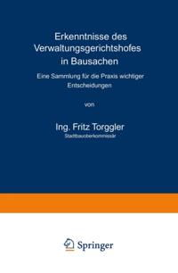 Erkenntnisse des Verwaltungsgerichtshofes in Bausachen