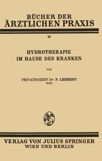Hydrotherapie im Hause des Kranken