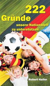 Kirjan kansi "222 Gründe unsere Nationalelf zu unterstützen"