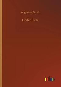 Bokomslag för "Obiter Dicta"