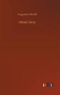 Bokomslag för "Obiter Dicta"