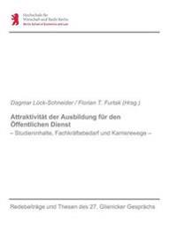 Attraktivität der Ausbildung für den Öffentlichen Dienst
