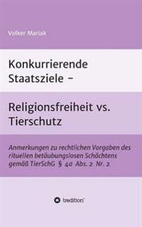 Konkurrierende Staatsziele - Religionsfreiheit vs. Tierschutz