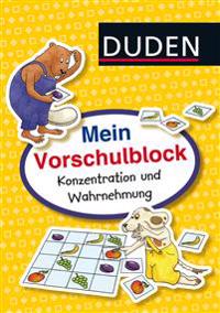 Mein Vorschulblock: Konzentration und Wahrnehmung