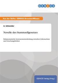 Novelle des Stammzellgesetzes