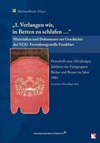 1. Verlangen wir, in Betten zu schlafen ...