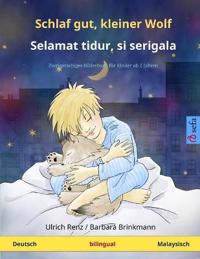 Schlaf gut, kleiner Wolf - Selamat tidur, si serigala (Deutsch - Malaysisch)