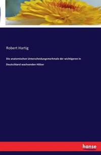 Die anatomischen Unterscheidungsmerkmale der wichtigeren in Deutschland wachsenden Hölzer