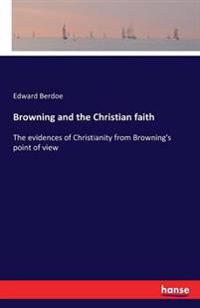 Kirjan kansi "Browning and the Christian Faith"
