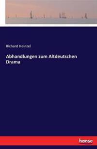 Kirjan kansi "Abhandlungen zum Altdeutschen Drama"