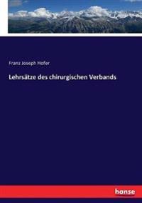 Lehrsätze des chirurgischen Verbands