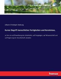 Kurzer Begriff menschlicher Fertigkeiten und Kenntnisse,