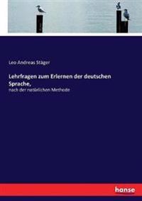 Lehrfragen zum Erlernen der deutschen Sprache,