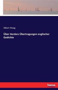 Über Herders Übertragungen englischer Gedichte