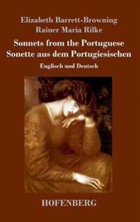 Kirjan kansi "Sonnets from the Portuguese / Sonette aus dem Portugiesischen"