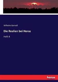 Die Realien bei Horaz