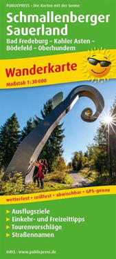 Schmallenberg Sauerland hiking map