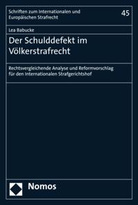Schriften zum Internationalen und Europäischen Strafrecht