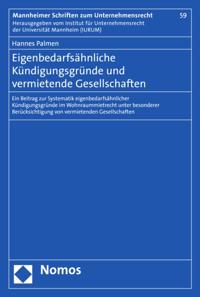 Eigenbedarfsähnliche Kündigungsgründe und vermietende Gesellschaften