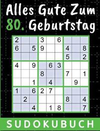 80 Geburtstag Geschenk Alles Gute zum 80. Geburtstag - Sudoku