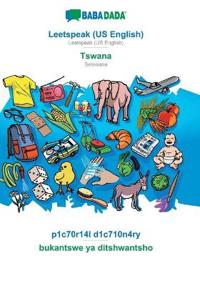 Leetspeak (US English) - Tswana, p1c70r14l d1c710n4ry