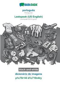 BABADADA black-and-white, português - Leetspeak (US English), dicionário de imagens - p1c70r14l d1c710n4ry