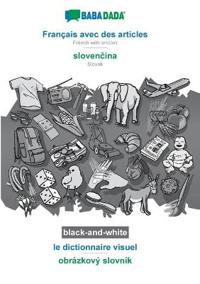 Français avec des articles - slovencina, le dictionnaire visuel, BW