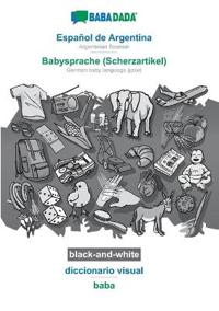 Español de Argentina - Babysprache (Scherzartikel), diccionario visual, BW