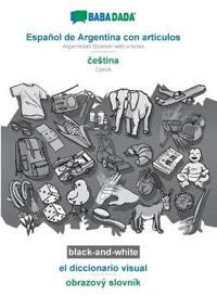 Español de Argentina con articulos - cestina, el diccionario visual, BW
