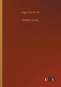 Bokomslag för "Obiter Dicta"