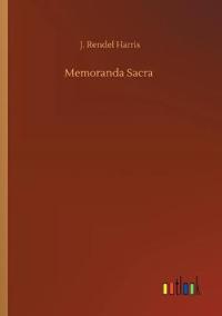 Bokomslag för "Memoranda Sacra"